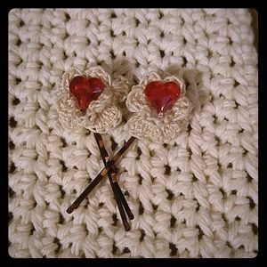 Handmade. Set of Girls/Kids Barettes.